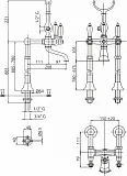 Смеситель Cezares First FIRST-VDPS-03/24-Bi для ванны с душем фото 2