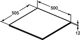 Столешница Ideal Standard Adapto 50 см U8412FF фото 3
