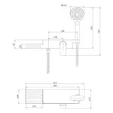 Смеситель Lemark Unibox LM6903CW для ванны с душем фото 2