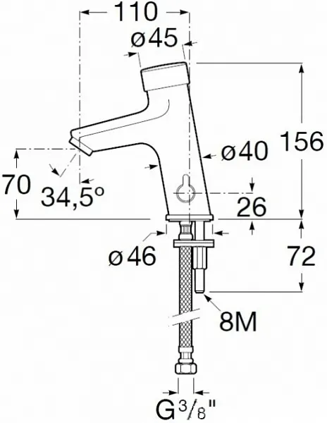 Смеситель Roca Fluent 5A3B24C00 для раковины фото 2