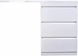 Мебель для ванной Style Line Даллас 120 напольная белая левая фото 4