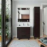 Зеркало Бриклаер Чили 80x90 4627125415067 с полочкой и подсветкой фото 3