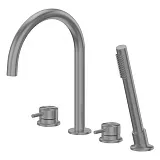 Смеситель на борт ванны ABBER Wasser Kreis 316 AF8113BGG фото 1