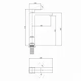 Смеситель для раковины ABBER Daheim AF8211W фото 6