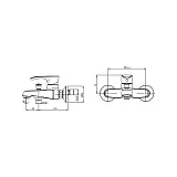 Смеситель для ванны с душем PAINI Palermo PACR111KM фото 7