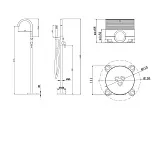 Смеситель для ванны с душем ABBER Wasser Kreis AF8115N фото 6