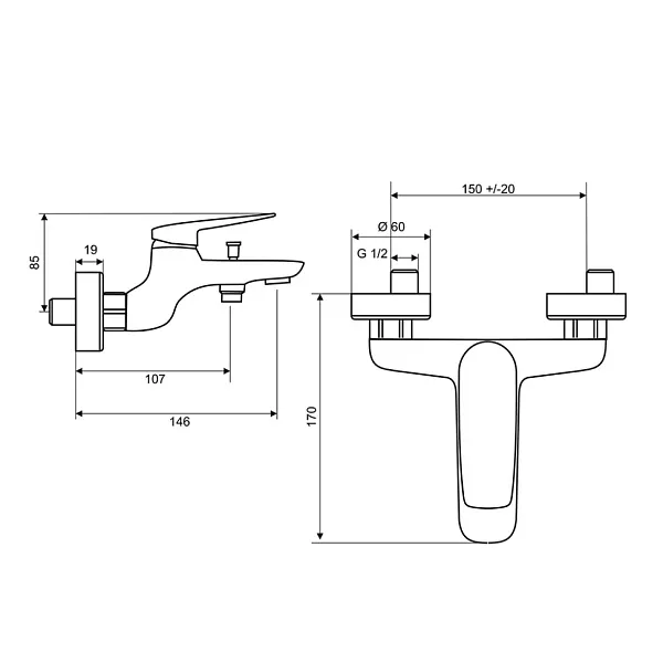 Смеситель для ванны с душем PAINI Laguna LAYO111 фото 9
