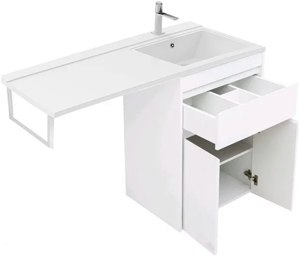 Тумба c раковиной Aquanet Токио 120 239210 правая напольная фото 2