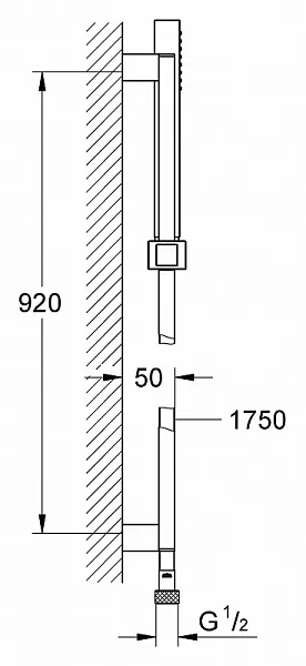 Душевой гарнитур Grohe  Euphoria Cube Stick 27700000 фото 9