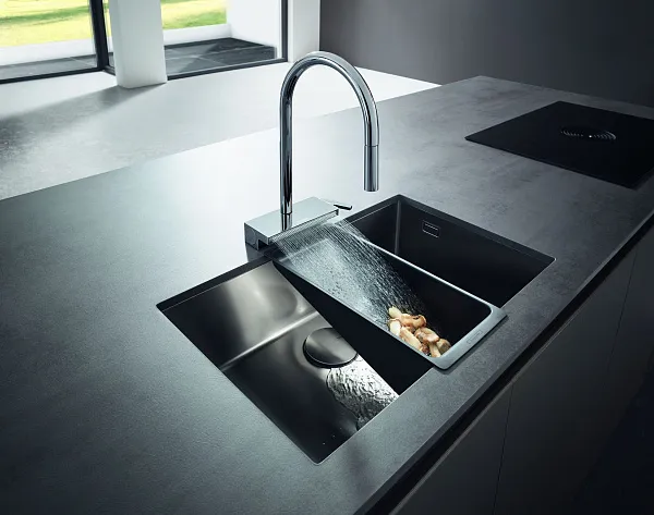 Смеситель Hansgrohe Aquno Select M81 73837000 для кухонной мойки фото 6