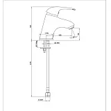 Смеситель для раковины PAINI Smile 39CR205CAKM фото 9