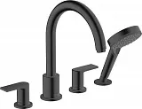 Смеситель Hansgrohe Vernis Shape 71459670 на борт ванны фото 1