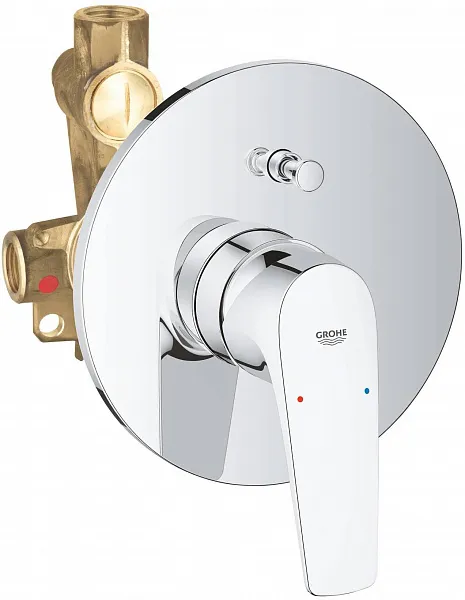 Смеситель Grohe Start Flow 29117000 для ванны с душем с внутренней частью фото 1