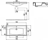 Раковина Creavit Tefen 99 см TF200-00CB00E-0000 фото 4