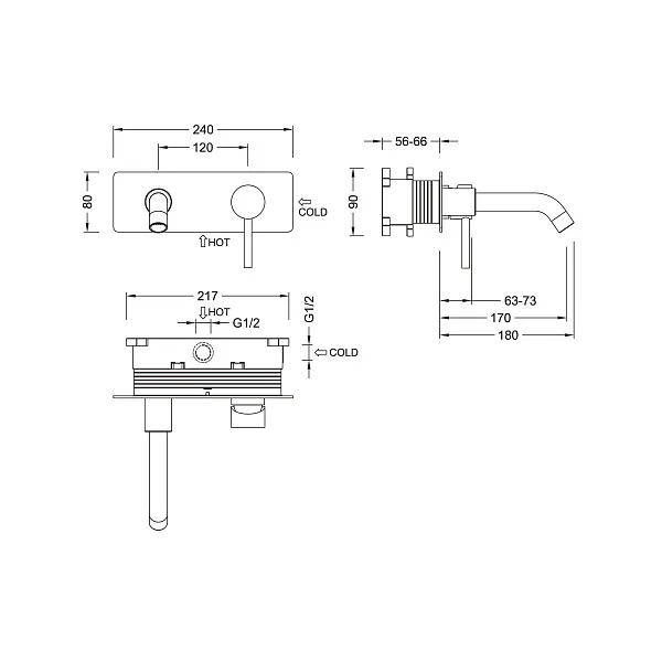 Смеситель для раковины TIMO Saona 2371/17SM фото 2