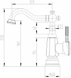 Смеситель Lemark Jasmine LM6604ORB для кухонной мойки фото 2
