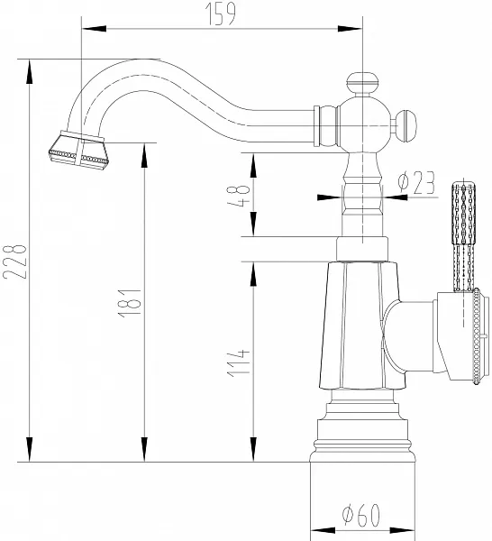 Смеситель Lemark Jasmine LM6604ORB для кухонной мойки фото 2