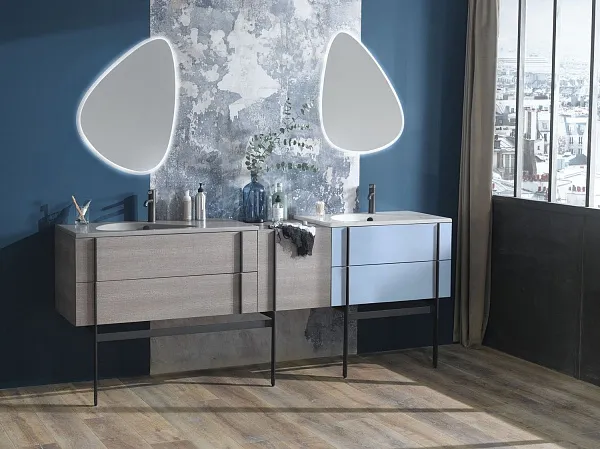 Зеркало Jacob Delafon Nouvelle Vague 79х57 EB3049-NF с подсветкой фото 3