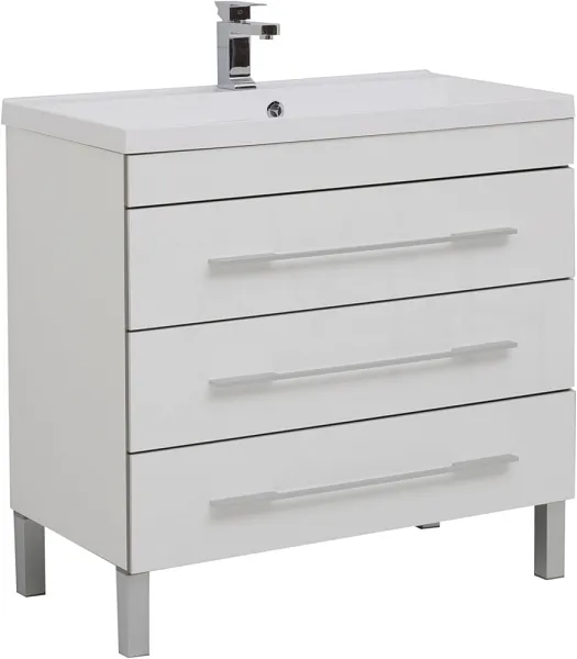 Мебель для ванной Aquanet Верона 90 белая фото 2