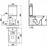 Бачок для унитаза Creavit Lara LR410-00CB00E-0000 фото 3