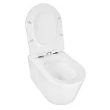 Унитаз Azario Ollin AZ-0513R подвесной безободковый с сиденьем микролифт фото 4