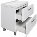 Тумба с раковиной Runo Олимпия 60 напольная фото 4