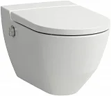 Унитаз Laufen Cleanet Navia 8.2060.1.400.000.1 подвесной безободковый с микролифтом и биде фото 1