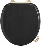 Крышка-сиденье Boheme Vogue 907-B-G с микролифтом фото 1