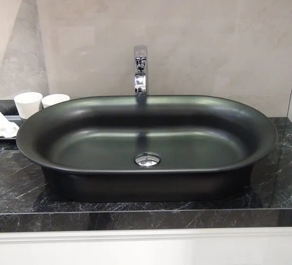 Раковина Kerama Marazzi Canaletto 65 см CN.wb.65\BLK.M фото 2