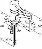 Смеситель Kludi Medi Care 341130534 для раковины фото 3