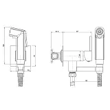 Гигиенический душ PAINI Bella BLPZ442 фото 13