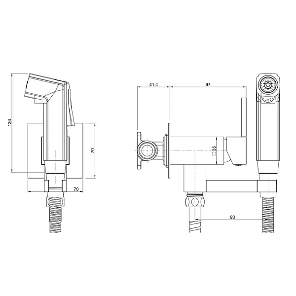 Гигиенический душ PAINI Bella BLPZ442 фото 13