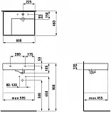 Раковина Laufen Kartell 60 см 8.1033.5.000.104.1 фото 3