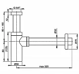 Сифон AlcaPlast A400 для раковины фото 2