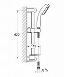 Комплект смесителей Grohe Eurostyle 124416 3 в 1 фото 4