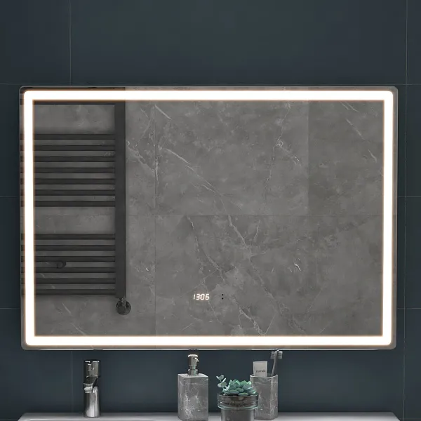 Зеркало Vigo Geometry Luxe 70x100 4630297361803 с подсветкой фото 3