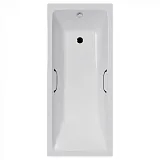 Ванна чугунная Delice Level 170x75 DLR230602R с отверстиями под ручки фото 1