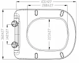 Крышка-сиденье Lavinia Boho 33290100 с микролифтом фото 3