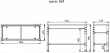 Каркас для тумбы Brevita Loft 114х81 LOFT 1.120 фото 7