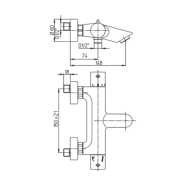 Смеситель для ванны с душем PAINI Cox 78PW111TH фото 6