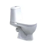 Унитаз-компакт Sanita Luxe WC.CC/Max/2-DM/WHT.G/S1 напольный с сиденьем микролифт фото 1