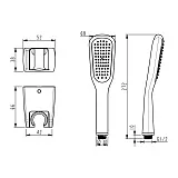 Смеситель Lemark Ursus LM7251BL для ванны с душем фото 3