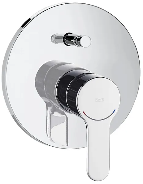 Смеситель Roca L20 5A0A09C00 для ванны с душем с внутренней частью фото 1