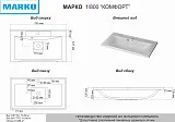 Раковина Marko Комфорт 80 см 5003800 фото 2