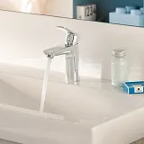 Смеситель Kludi Pure&Style 402900575 для раковины с донным клапаном фото 3