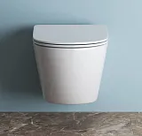 Унитаз BelBagno Uno BB3105CHR/SC подвесной безободковый быстросъемное с микролифтом фото 5
