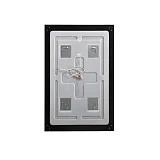 Зеркало BelBagno Kraft 50x80 SPC-KRAFT-500-800-SENS-NERO с подсветкой фото 3