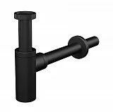 Сифон AlcaPlast A400BLACK для раковины фото 1