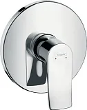 Смеситель Hansgrohe Metris 31685000 для душа с внутренней частью фото 1