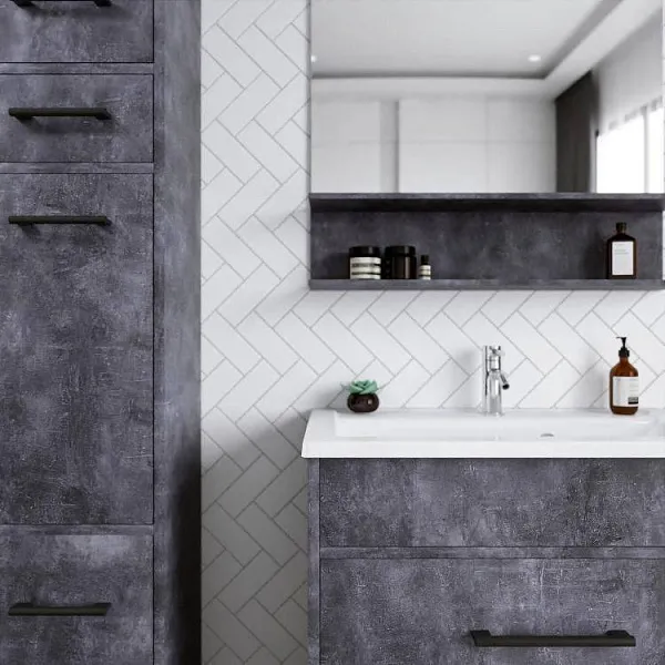 Зеркало Бриклаер Чили 80x90 4627125415173 с полочкой и подсветкой фото 2